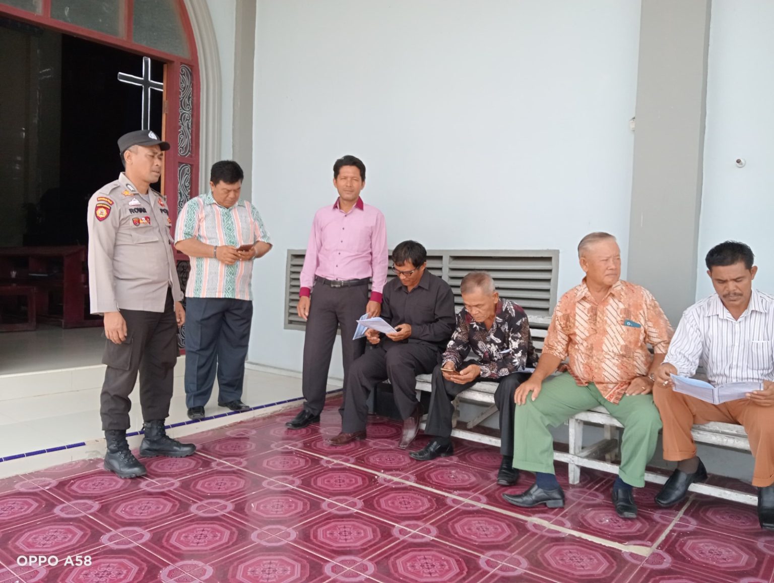 Polsek Dumai Barat Serap Keluhan Jemaat Gereja Dalam Kegiatan Keagamaan Minggu Kasih, 
